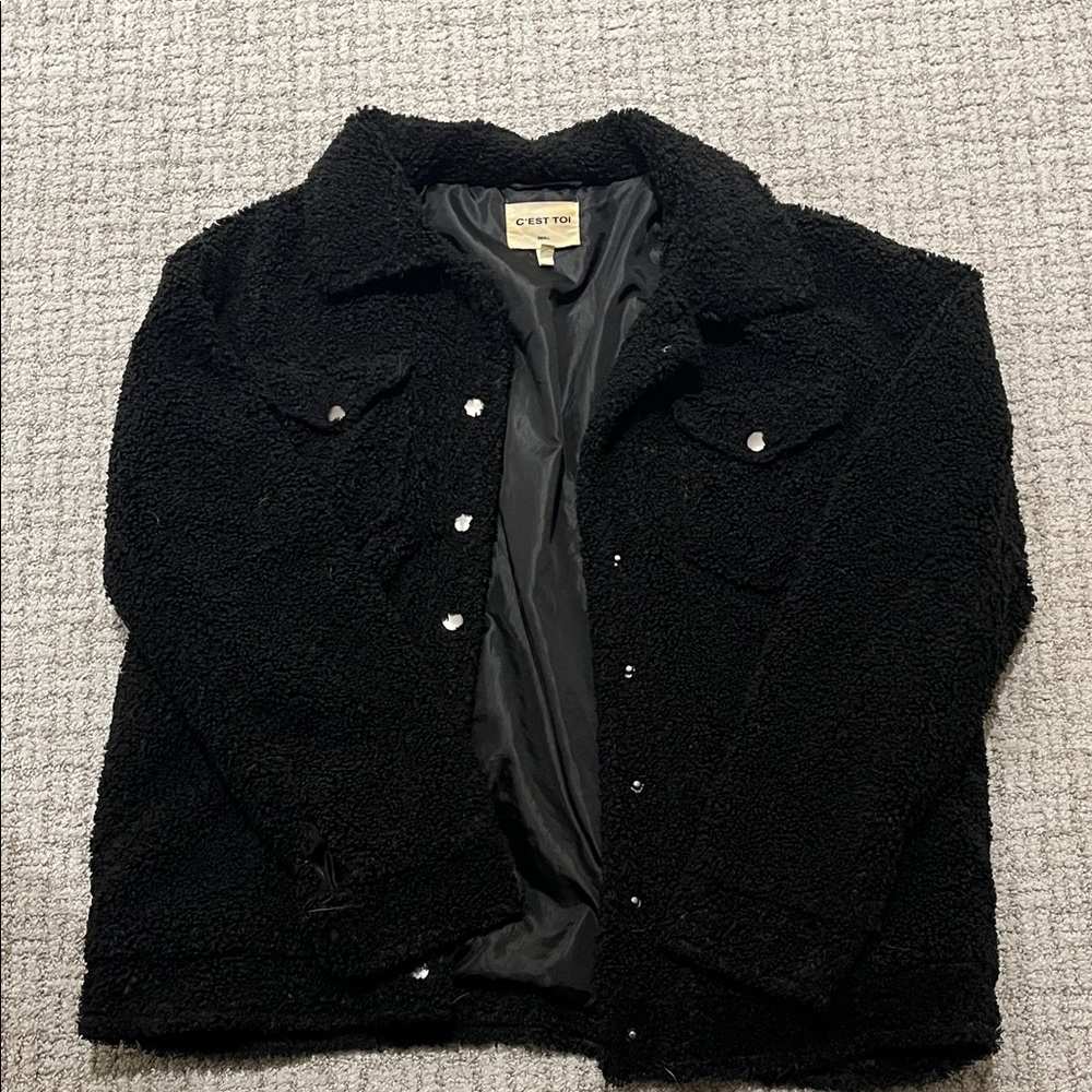 Black Sherpa Jacket